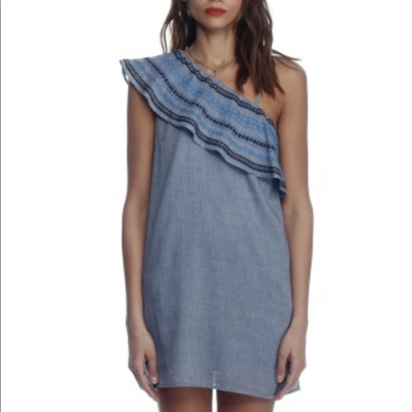 Anthropologie Heartloom Bailey Denim Mini Dress - Picture 6 of 10